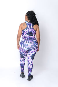 Load image into Gallery viewer, Purple Tye Dye Legging Set
