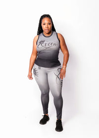 Load image into Gallery viewer, Queen Legging Set - Grey
